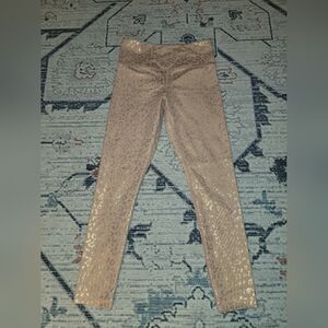 Shimmering Leopard Print Leggings